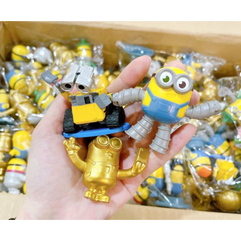 🟡🟡🟡 Bộ đồ chơi set 8 con mô hình Minions Despicable Me  (ko trùng nhau) - Hàng chính hãng VNXK