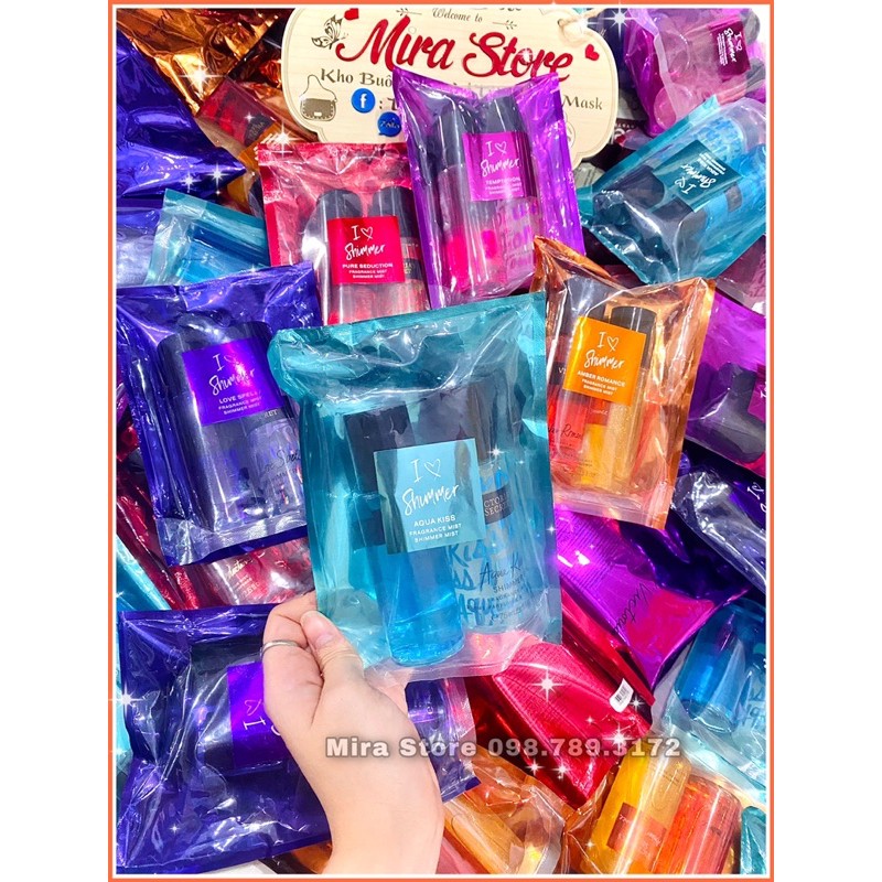 NƯỚC HOA XỊT THƠM BODY VIC SERET ĐÔI