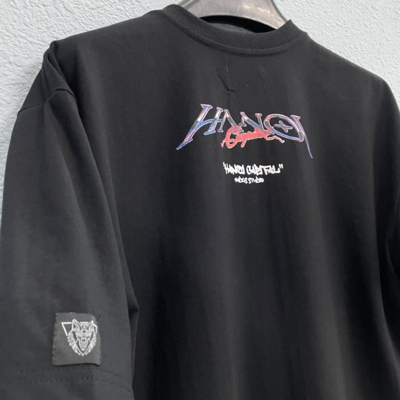 Áo thun Hades Hanoi Black Tee nam và nữ từ 40kg đến 95kg,vải cotton dày mịn Thời trang Unisex HCM AL144