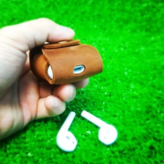BAO DA AIRPODS 2 TỐI GIẢN (DA THẬT)