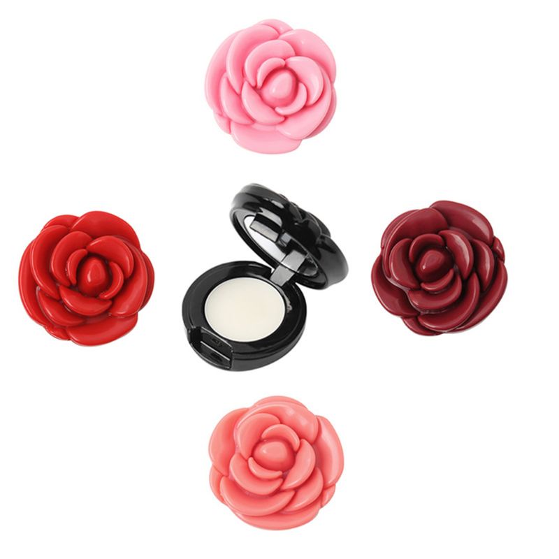 HO Eyeshadow Case Lipstick BoxFoundationMakeup Dispenser Hình hoa hồng Bền