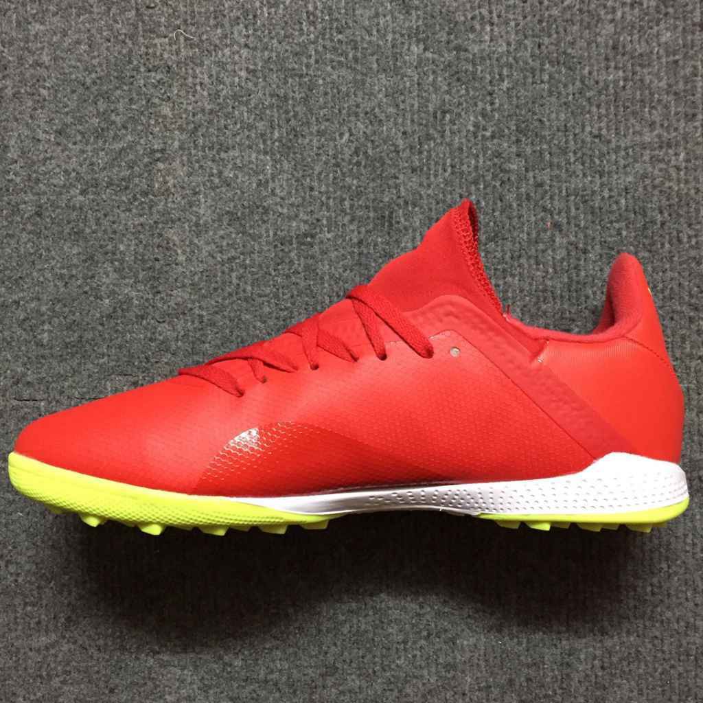 Giày đá bóng X18 đỏ bạc nhân tạo