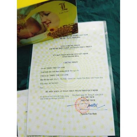 Ngũ cốc lợi sữa lạc lạc - ngũ cốc lạc lạc hộp 30 gói Chính hãng, date mới