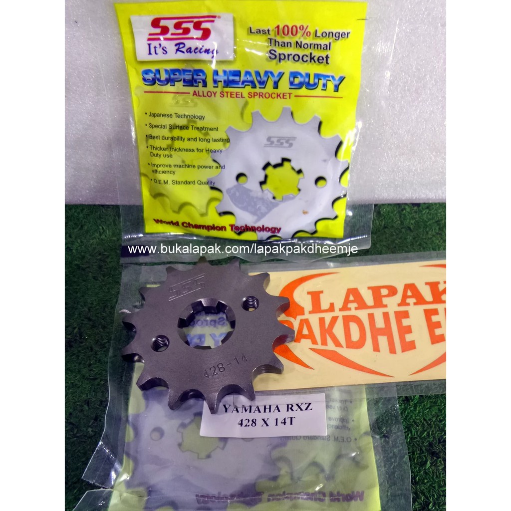 Bánh Răng Trước SSS 428 14 YAMAHA R15 V3 VIXION R MT15 XSR155 R15 VVA Chất Lượng Cao