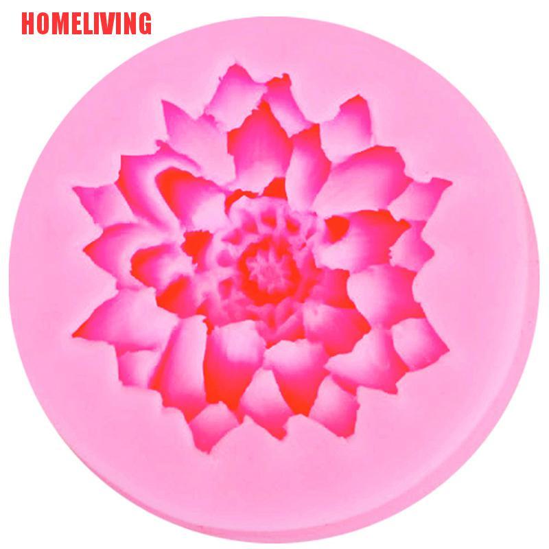 Khuôn silicone Tạo Hình Hoa Sen Trang Trí Bánh