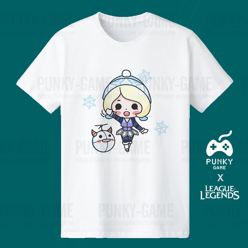 Áo Liên Minh Huyền Thoại (LOL) ORIANNA Chibi ngắn tay