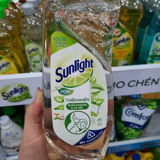 Nước rửa chén Sunlight muối khoáng và lô hội 400g