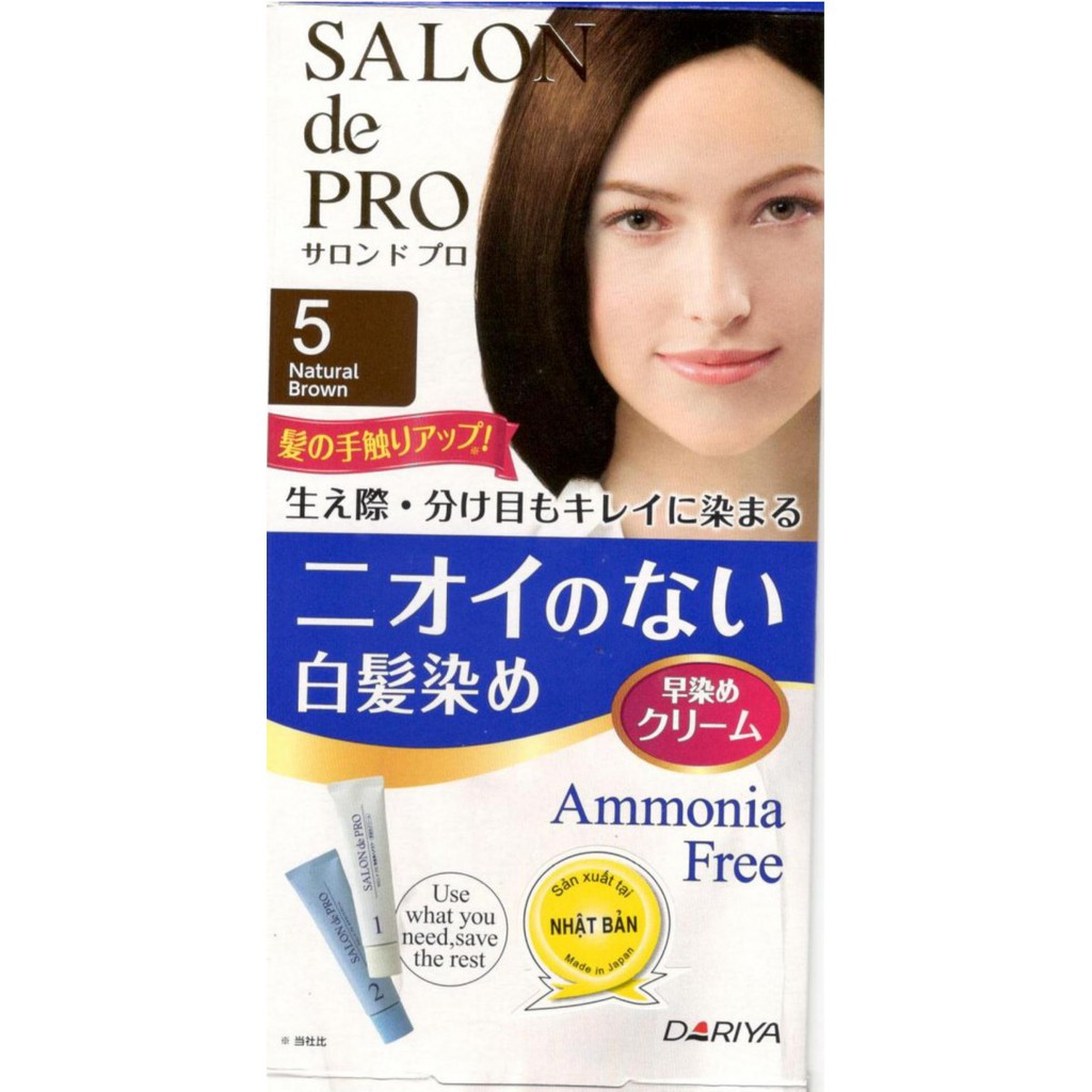 Thuốc nhuộm tóc nữ Salon De Pro của Nhật các màu