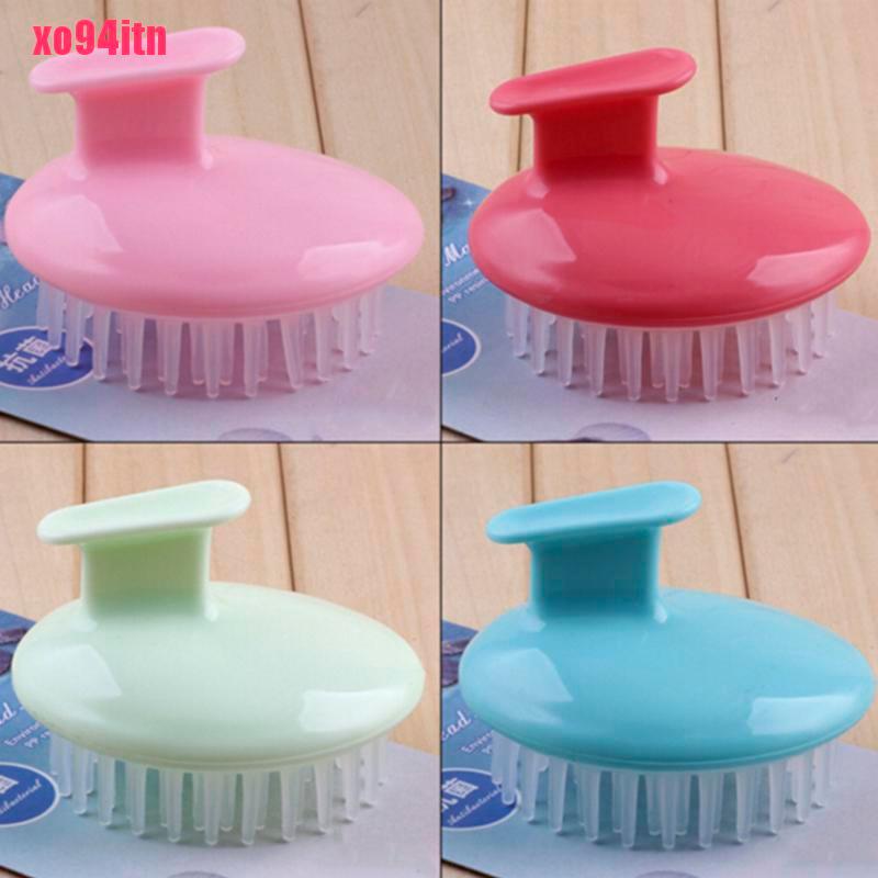 [Hàng mới về] Bàn chải massage da đầu khi tắm bằng silicon