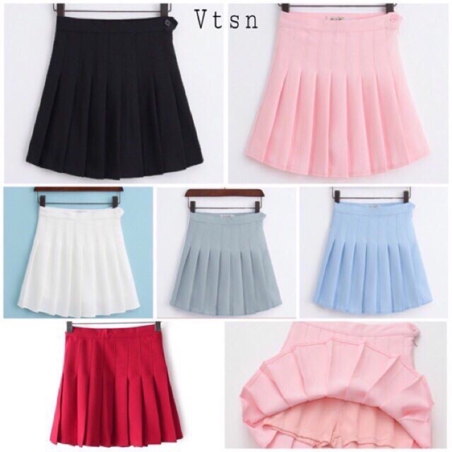 [Mã WASKT410K giảm 10K đơn 50K] [ XẢ KHO ] CHÂN VÁY TENNIS TRƠN ULZZANG + XẾP LY / VÁY QUẦN / GIẢ VÁY /DẬP LY | BigBuy360 - bigbuy360.vn