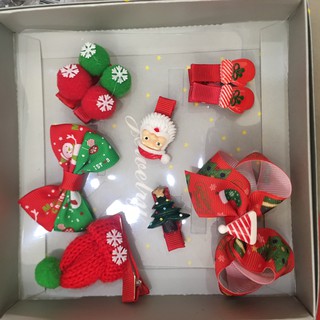 SET KẸP TÓC GIÁNG SINH XINH XẮN CHO BÉ