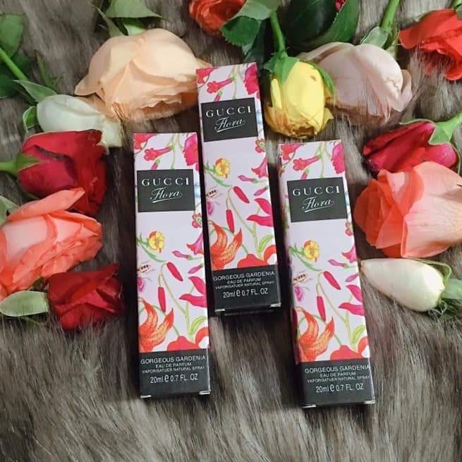Nước hoa mini gucci hoa nữ chai 20ml dạng xịt- mẫu 4d- Mùi gucci hoa- flora