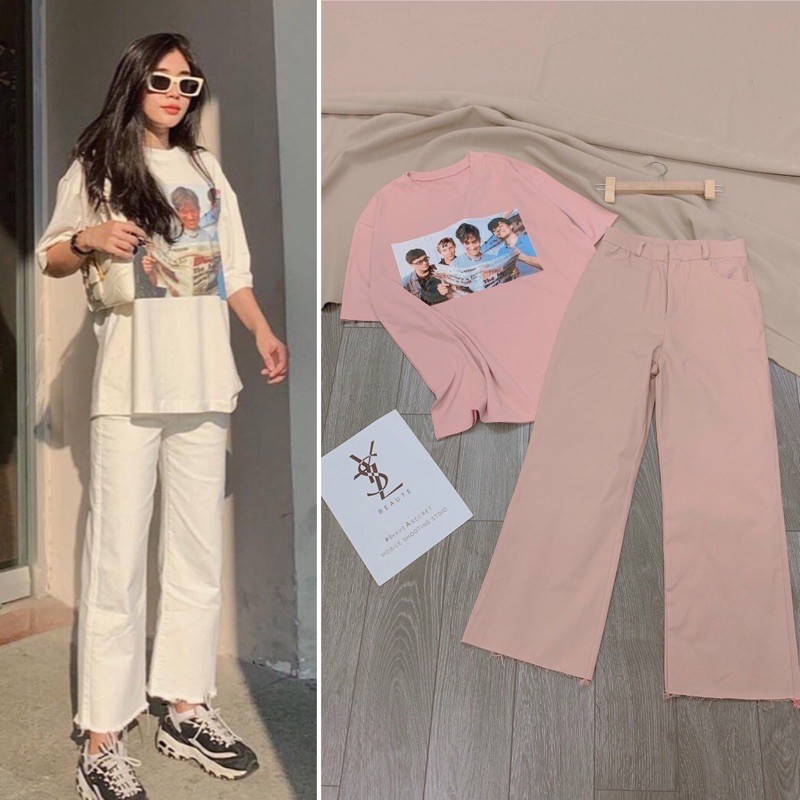 SET ÁO PULL HÌNH QUẦN TRẮNG