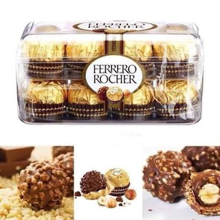 Socola Ferrero Rocher hộp 16&30 viên của Đức 200&375g Đức có bill