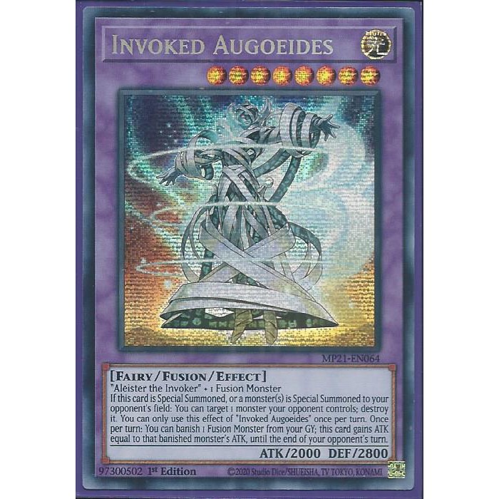 MP21-EN064 Invoked Augoeides -Prismatic Secret Rare