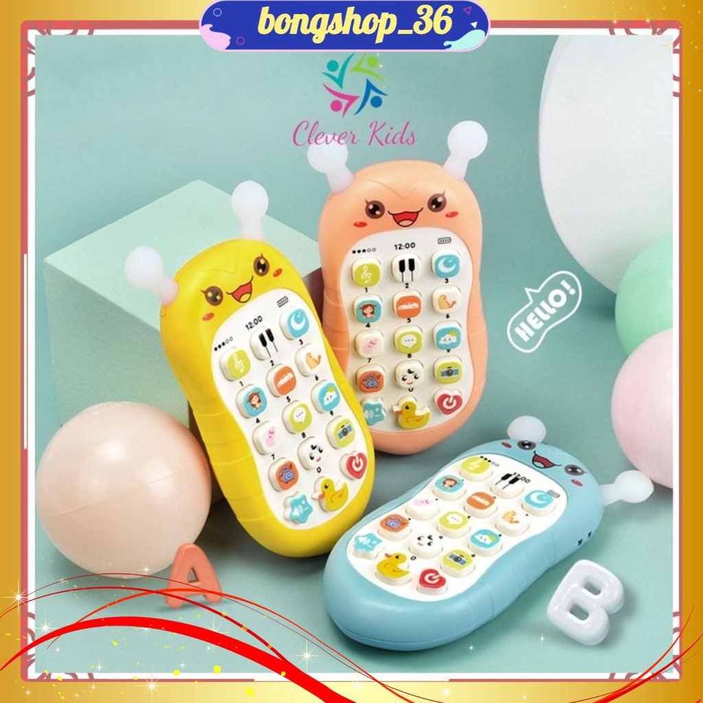 Điện Thoại Đồ Chơi Trẻ Em Hình Con Ong Có Nhạc Cho Bé