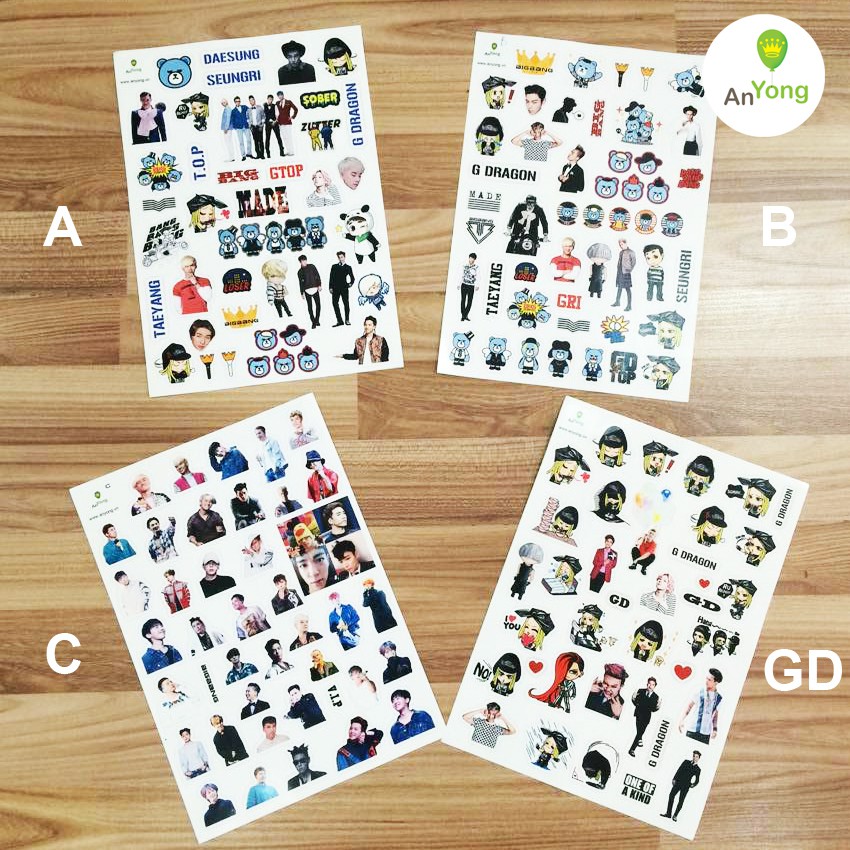 Hình dán sticker Big Bang