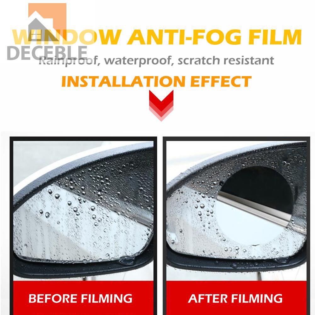 Set 6 Miếng Dán Kính Chiếu Hậu Chống Sương Mù / Nước Mưa Cho Xe Hơi | BigBuy360 - bigbuy360.vn