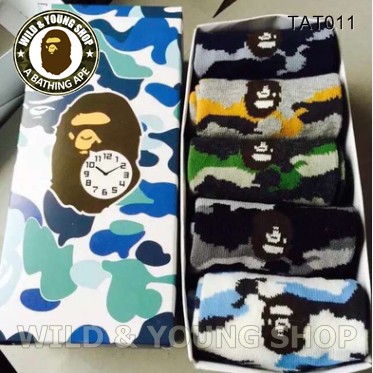 Tất BAPE, vớ Bape camo VƯỢN (1 đôi) - TAT0011