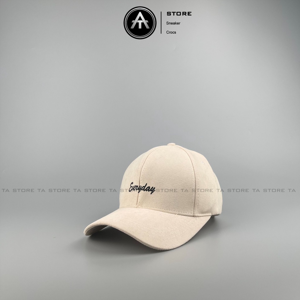 Mũ lưỡi trai thêu chữ Everyday chất nhung cao cấp