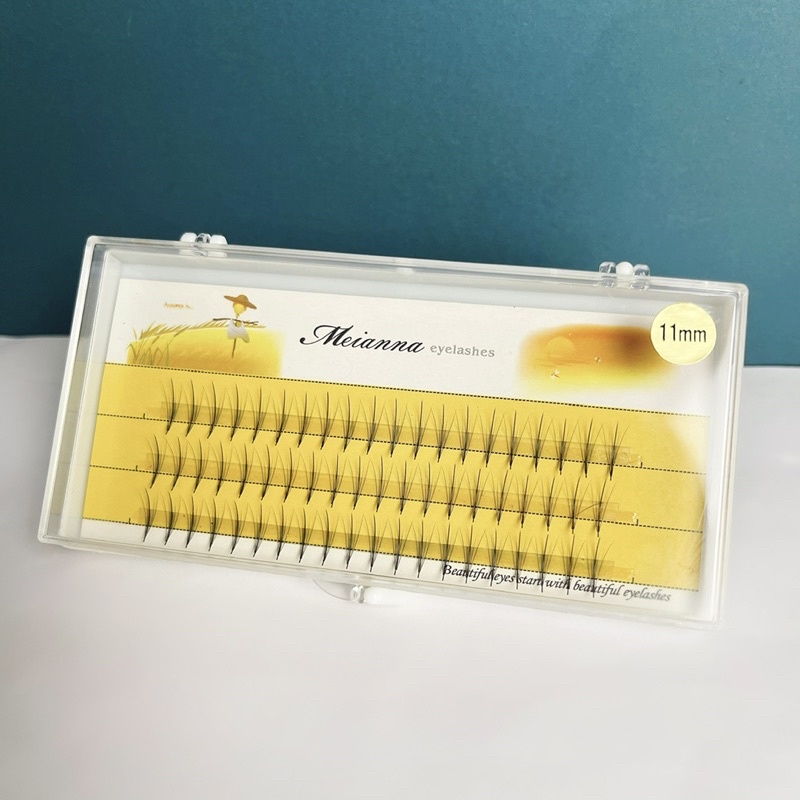 Lông Mi Giả Tự Nối Tách Sợi, Mi Trụ Lẻ Size 8-10-11-12mm