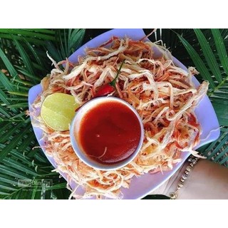 [300G] MỰC XÉ SỢI HẤP NƯỚC DỪA SIÊU NGON (MỰC THÁI - LOẠI 1)