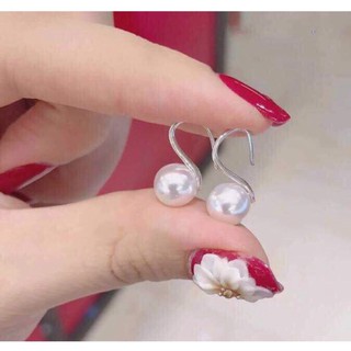 Khuyên tai móc treo hạt tròn