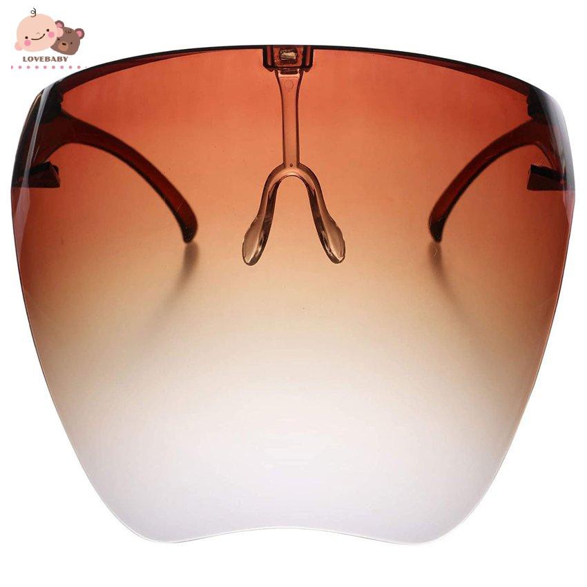 [HOT]Nam và nữ BLOCC tấm che mặt lớn Gương acrylic Oversized Full Face Shield kính bảo vệ, kính bảo hộ, kính bảo hộ, nắp chắn gió ngoài trời, SMATO rõ ràng