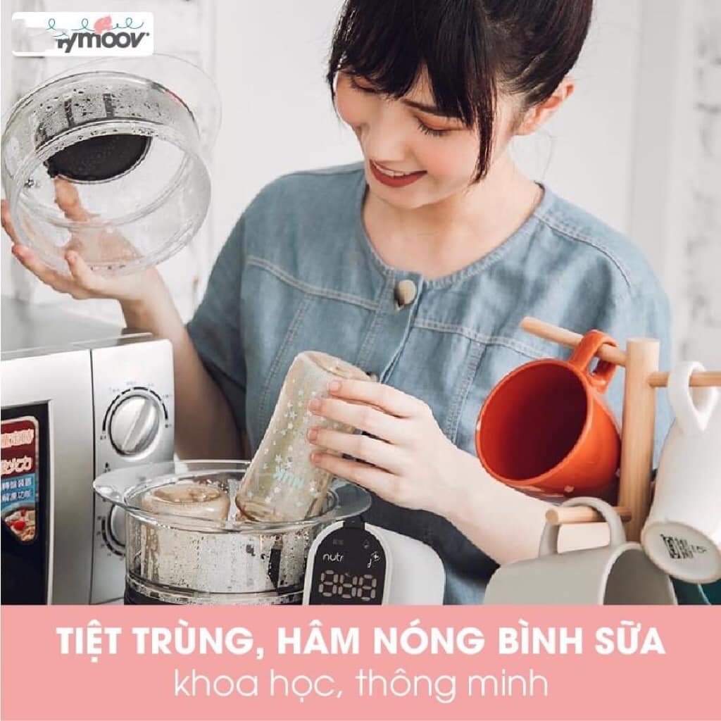 Máy Xay Hấp Đa Năng NUTRIBABY 5in1 Plus BABYMOOV Chính Hãng Nhập Khẩu Pháp