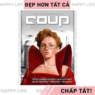 Đồ chơi thẻ bài Coup Việt Hóa - Board game cuộc chiến quyền lực dành cho 2 - 10 người chơi