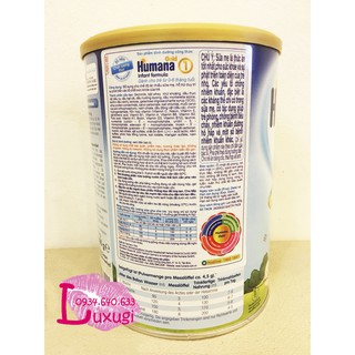 Sữa bột cho tuổi từ (0-6 tháng tuổi) Humana Đức số 1