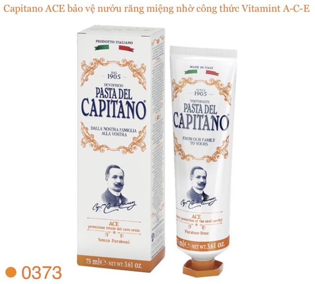 Kem đánh răng CAPITANO 1905 ITALY 75ml