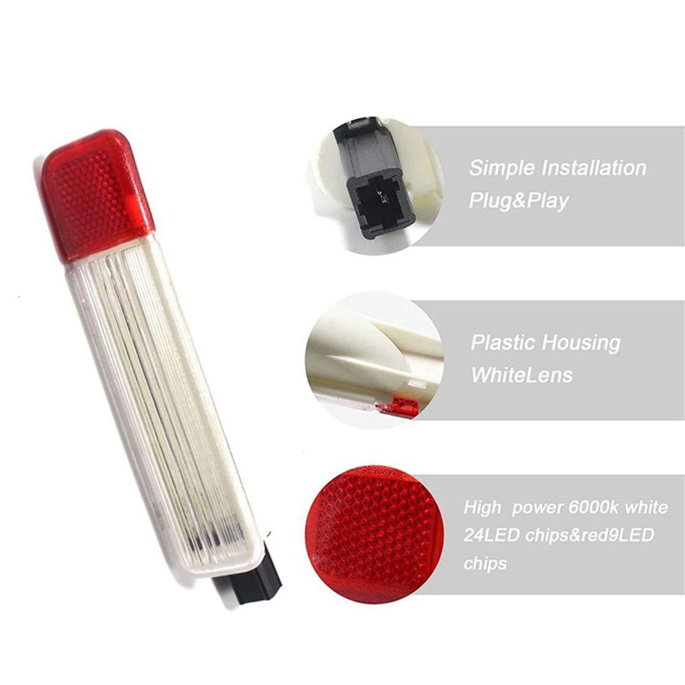 LET Bộ 2 Đèn LED Gắn Cửa Xe Hơi Chất Lượng Cao