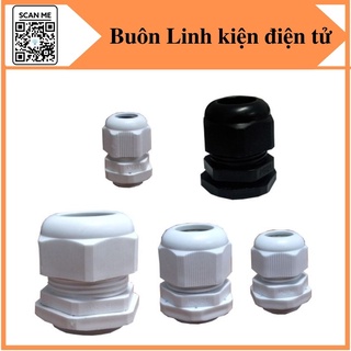 Ốc siết cáp nhựa pg9 / pg11 / pg13.5 / pg16, ốc siết cố định chống nước