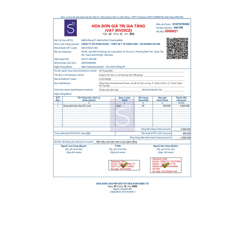 Dung dịch phụ khoa Dr.Love 100 ml