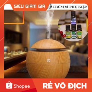 Máy xông tinh dầu + tinh dầu thiên nhiên