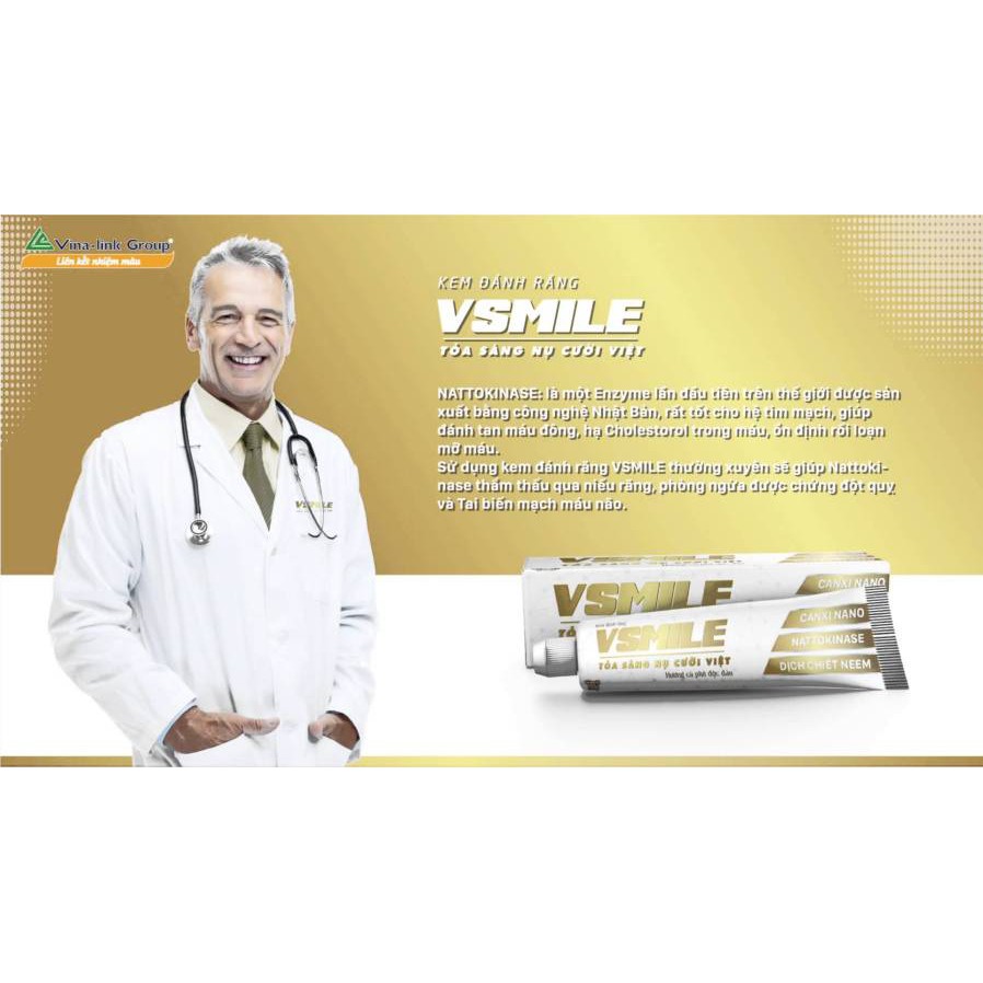 Lốc 5 hộp Kem đánh răng Vsmile