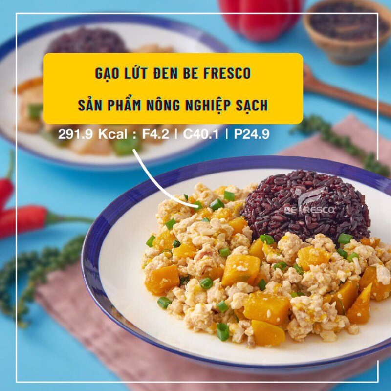 Gạo Lức Đen Giảm Cân 1kg Vùng Núi Tây Bắc - Be Fresco VN