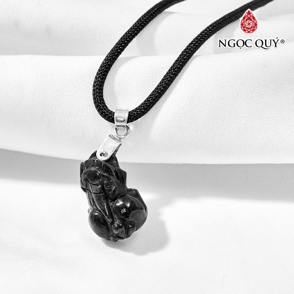 Mặt Dây Chuyền Tỳ Hưu TA Đen - Ngọc Quý