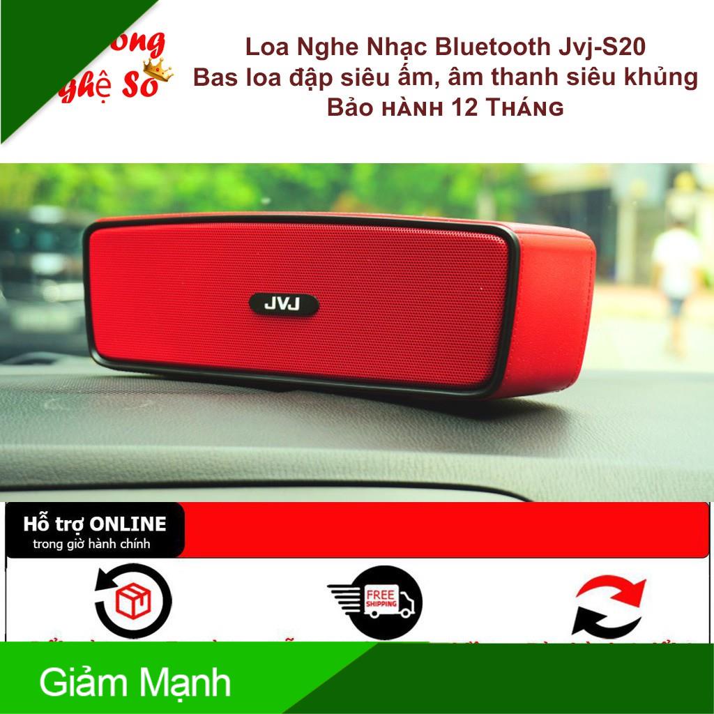 [Giảm giá thần tốc] Loa Bluetooth mini Soundlink S20 JVJ-S20, máy nghe nhạc đa chức năng hỗ trợ cắm thẻ nhớ Usb, Dây 3.5