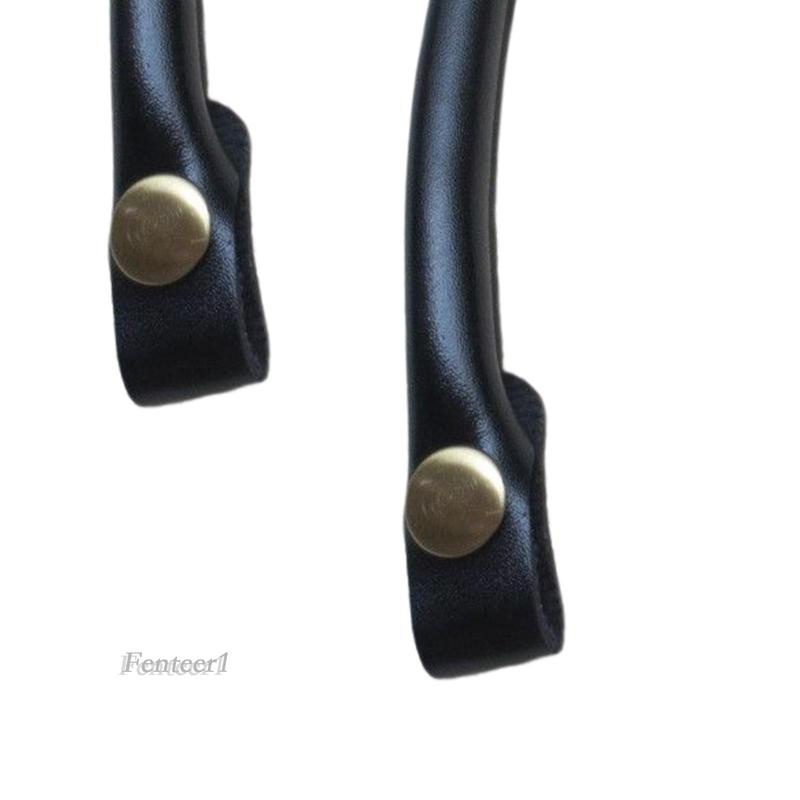 Set 2 Tay Cầm Túi Xách Da PU Thay Thế DIY Fenteer1