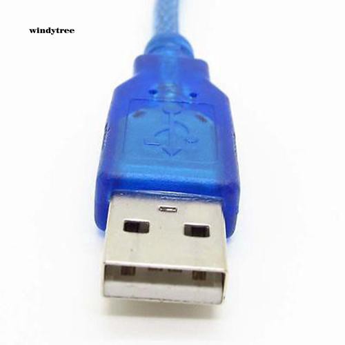 Cáp sạc wdte _ 30cm USB 2.0 loại A phích cắm 2 đầu tiện dụng