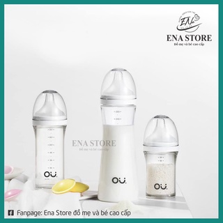Bình sữa ou wish nội địa hàn quốc 140ml/260ml tặng kèm nắp đậy bình sữa silicon