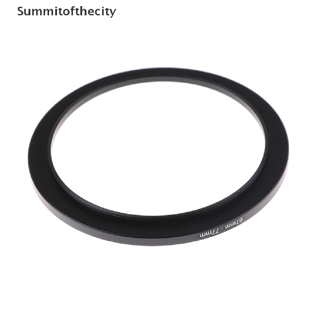Kính Lọc Máy Ảnh 67-77mm Có Vòng Kim Loại Màu Đen