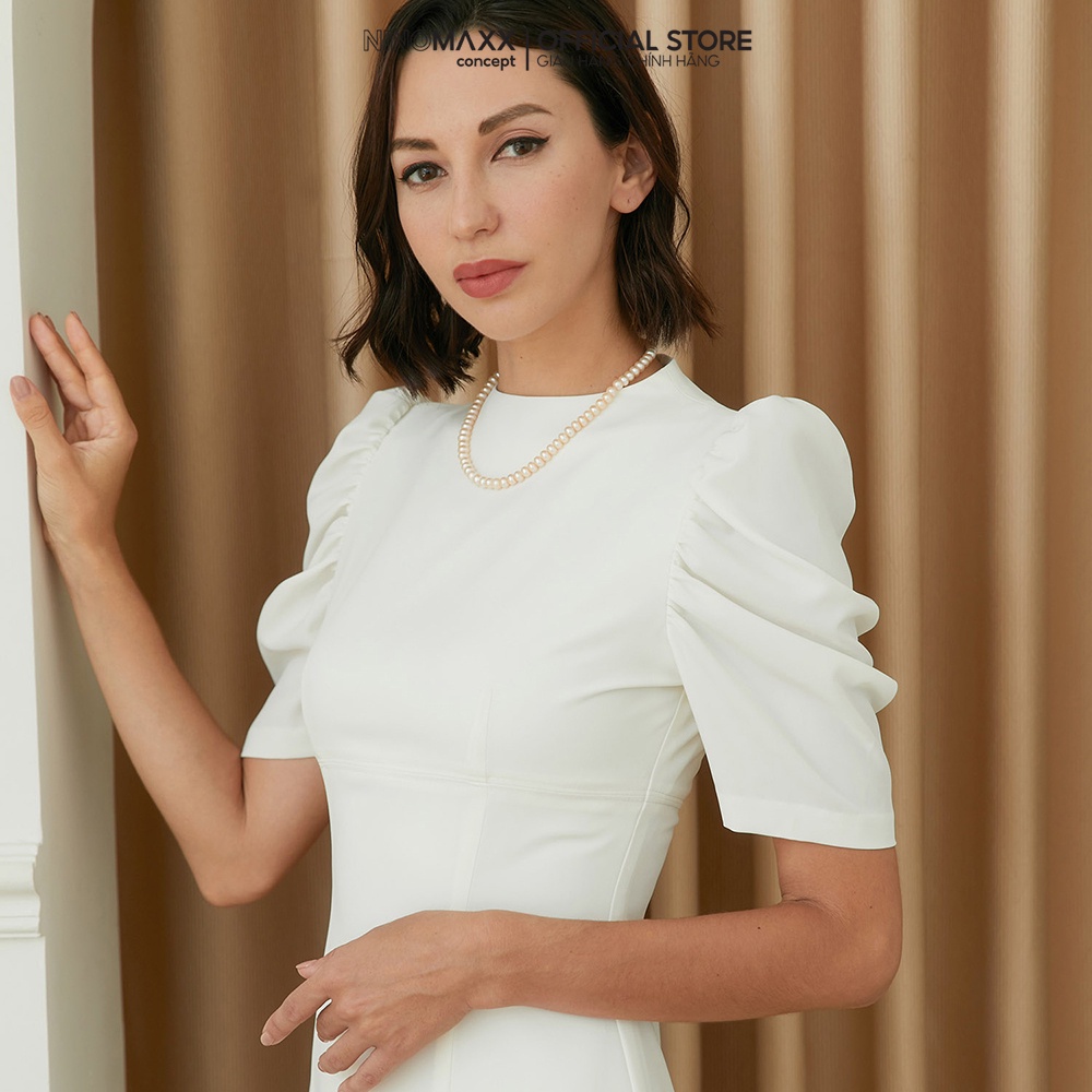 N&amp;M CLUB Đầm thời trang Nữ vải lụa sen 2104099