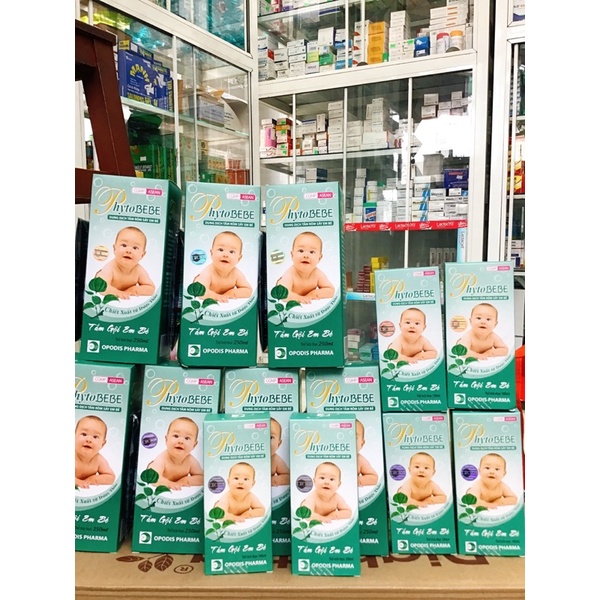 Dung dịch tắm rôm sảy em bé Phytobebe 250ml