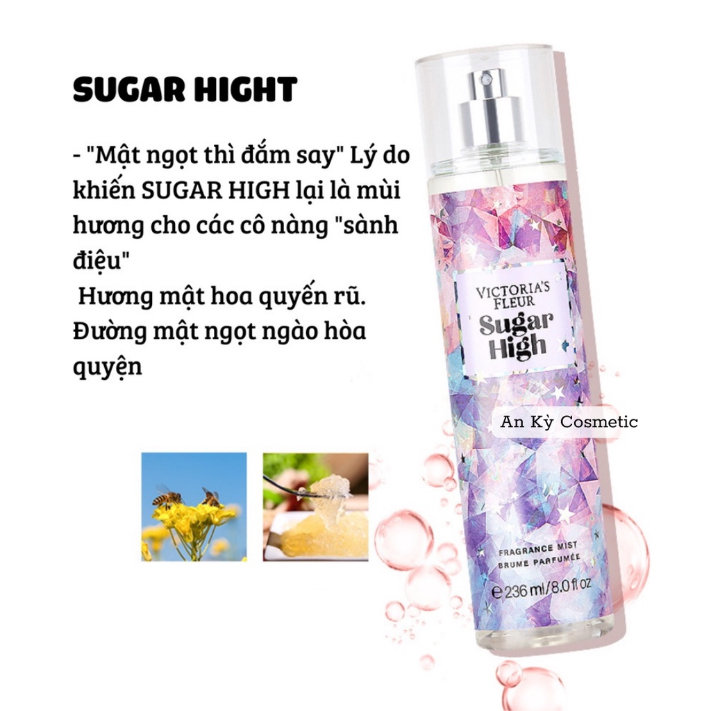 Xịt Thơm Body Mist Mẫu Mới Nội Địa Trung
