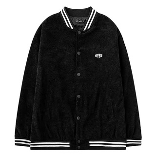 Áo Bomber sọc kẻ nhung tăm