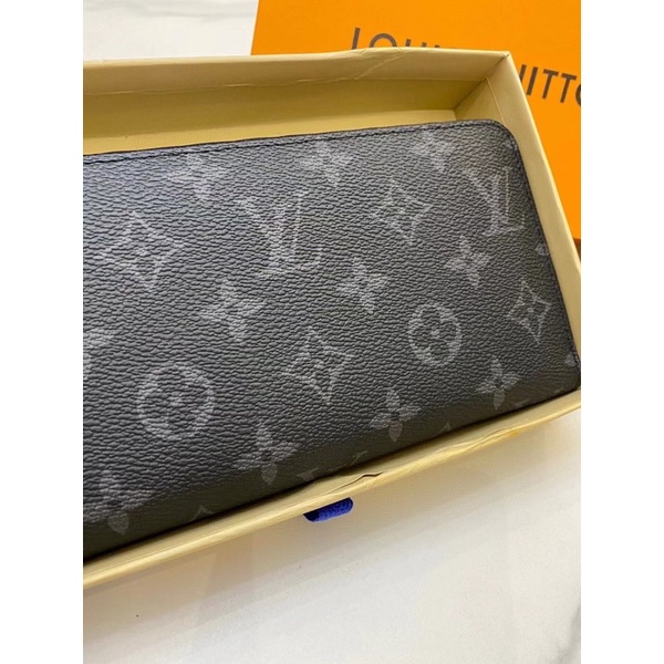 Ví Tiền Dài Khoá Kéo Da Canvas Chống Nước Size 19cm Nhiều Ngăn Để Thẻ - LV1911