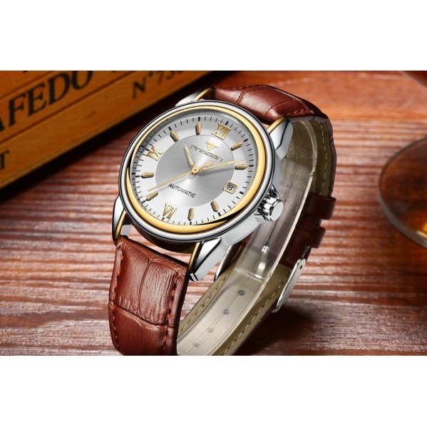 Đồng hồ nam FNGEEN Máy Cơ, Đồng hồ chính hãng lịch lãm phong cách Hàn Quốc mã A14 | BigBuy360 - bigbuy360.vn